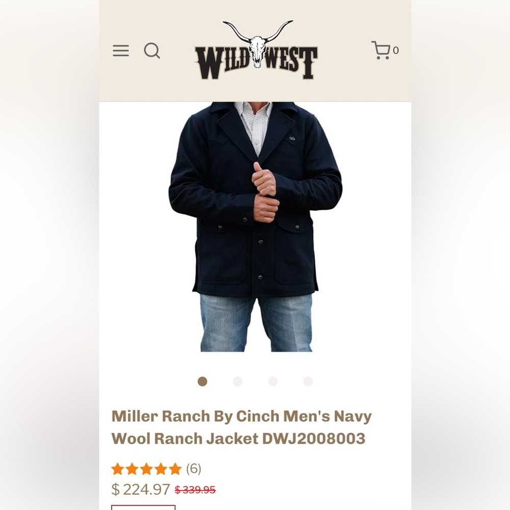 Miller Ranch Wool Coat/Jacket - Picture 9 of 9